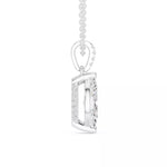 Заредете изображението в галерията: Aveline висулка с Marquise диамант 1.5 карата от бяло злато 14K