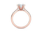 Заредете изображението в галерията: Calisse Accent – годежен пръстен с диамант 1.30 ct в 14К розово злато