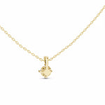 Заредете изображението в галерията: Claris висулка с 0.50 ct Cushion диамант от 14K жълто злато