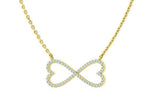 Заредете изображението в галерията: Infinity Amoris – Колие с диаманти в жълто злато