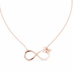 Заредете изображението в галерията: Infinity Liberata – Колие с диаманти в розово злато