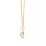 Заредете изображението в галерията: Lacrima висулка с 0.50 ct диамант Pear от 14K жълто злато