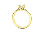 Заредете изображението в галерията: Liora – годежен пръстен с диамант 0.75 ct в 14К жълто злато