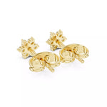 Заредете изображението в галерията: Lunea – обеци с диаманти от 14К жълто злато