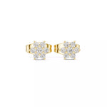 Заредете изображението в галерията: Lunea – обеци с диаманти от 14К жълто злато