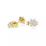 Заредете изображението в галерията: Lunea – обеци с диаманти от 14К жълто злато
