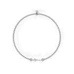 Заредете изображението в галерията: Lunelle – гривна с диаманти от 14К бяло злато