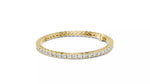Заредете изображението в галерията: Valenza – Тенис гривна с диаманти 6.37 ct от 14К жълто злато