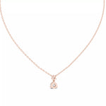 Заредете изображението в галерията: Lumora – колие с диаманти от 14K розово злато
