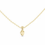 Заредете изображението в галерията: Orlena висулка с овален диамант 0.50 ct от 14K жълто злато