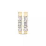 Заредете изображението в галерията: Segmenta – обеци с диаманти от 14К жълто злато