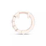 Заредете изображението в галерията: Segmenta – обеци с диаманти от 14К розово злато