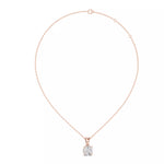 Заредете изображението в галерията: Solara висулка с 1 ct диамант в 14К розово злато