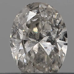 0.20ct Oval Natural Diamond (Colour I, Clarity SI2, Cut VG, IGI Certified)