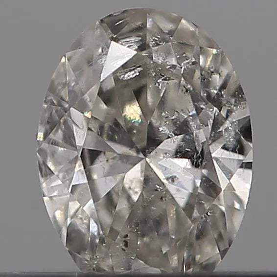 0.20ct Oval Natural Diamond (Colour I, Clarity SI2, Cut VG, IGI Certified)