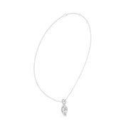 Aveline висулка с Marquise диамант 1.5 карата от бяло злато 14K