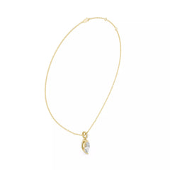 Aveline висулка с Marquise диамант 1.5 карата от 14К жълто злато