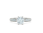 Заредете изображението в галерията: Calisse Accent – годежен пръстен с диамант 1.30 ct в 14К бяло злато
