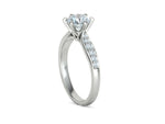 Заредете изображението в галерията: Calisse Accent – годежен пръстен с диамант 1.30 ct в 14К бяло злато
