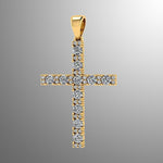 Заредете изображението в галерията: Кръст злато и диаманти Crucis Simplicitas

