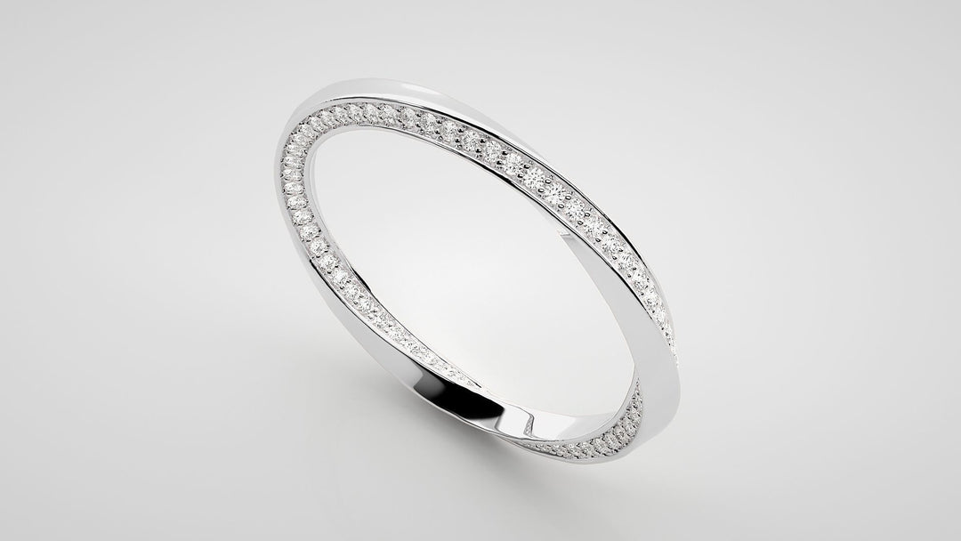 Брачни халки с диаманти Tenera aeternum