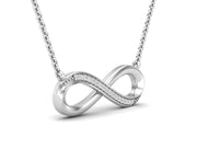 Infinitas – Infinity колие с диаманти в бяло злато