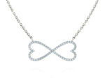 Заредете изображението в галерията: Колие с диаманти Infinity Amoris
