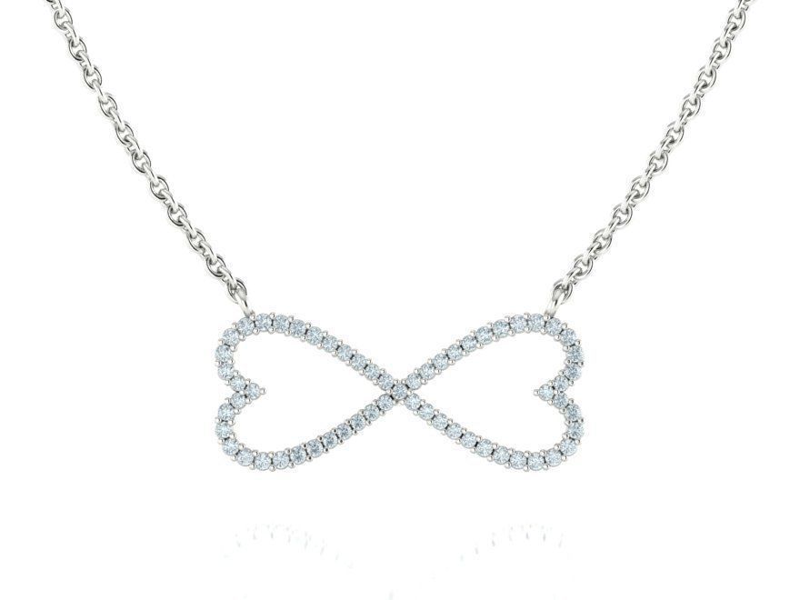 Колие с диаманти Infinity Amoris