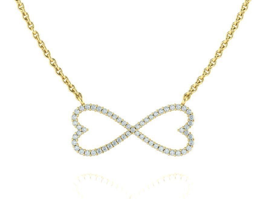 Колие с диаманти Infinity Amoris