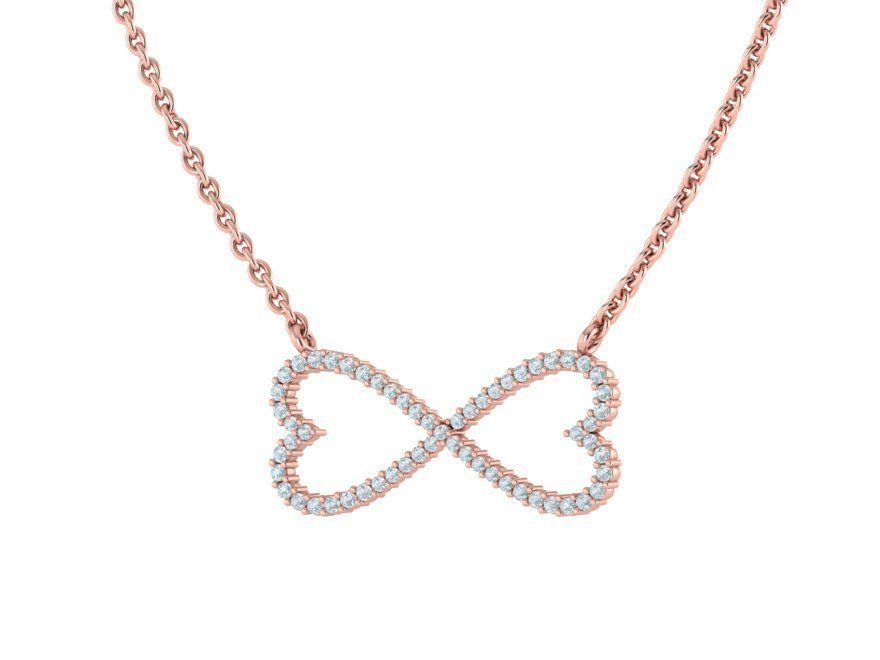 Колие с диаманти Infinity Amoris