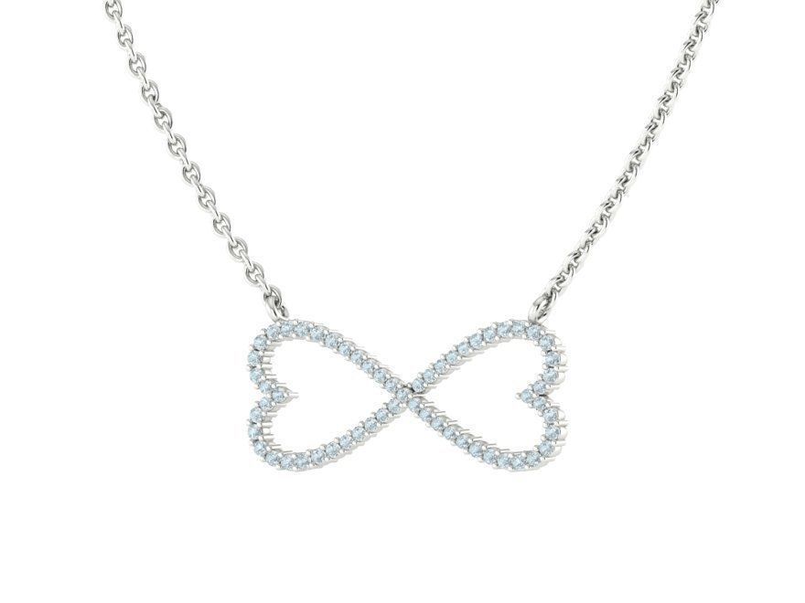 Колие с диаманти Infinity Amoris