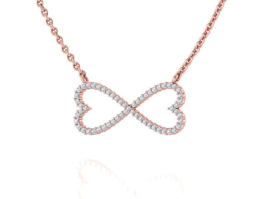 Колие с диаманти Infinity Amoris