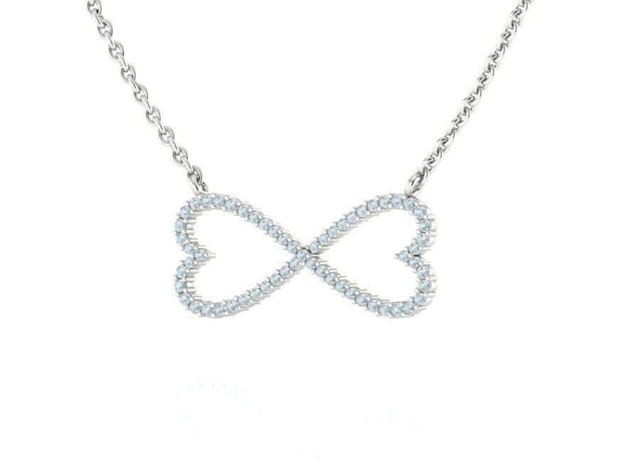 Колие с диаманти Infinity Amoris