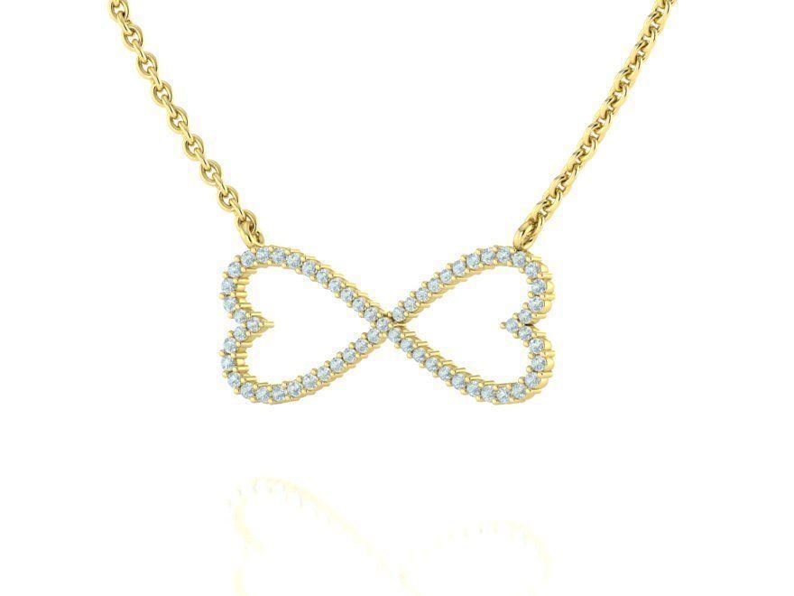 Колие с диаманти Infinity Amoris