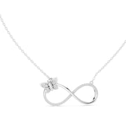 Infinity Liberata – Колие с диаманти в бяло злато