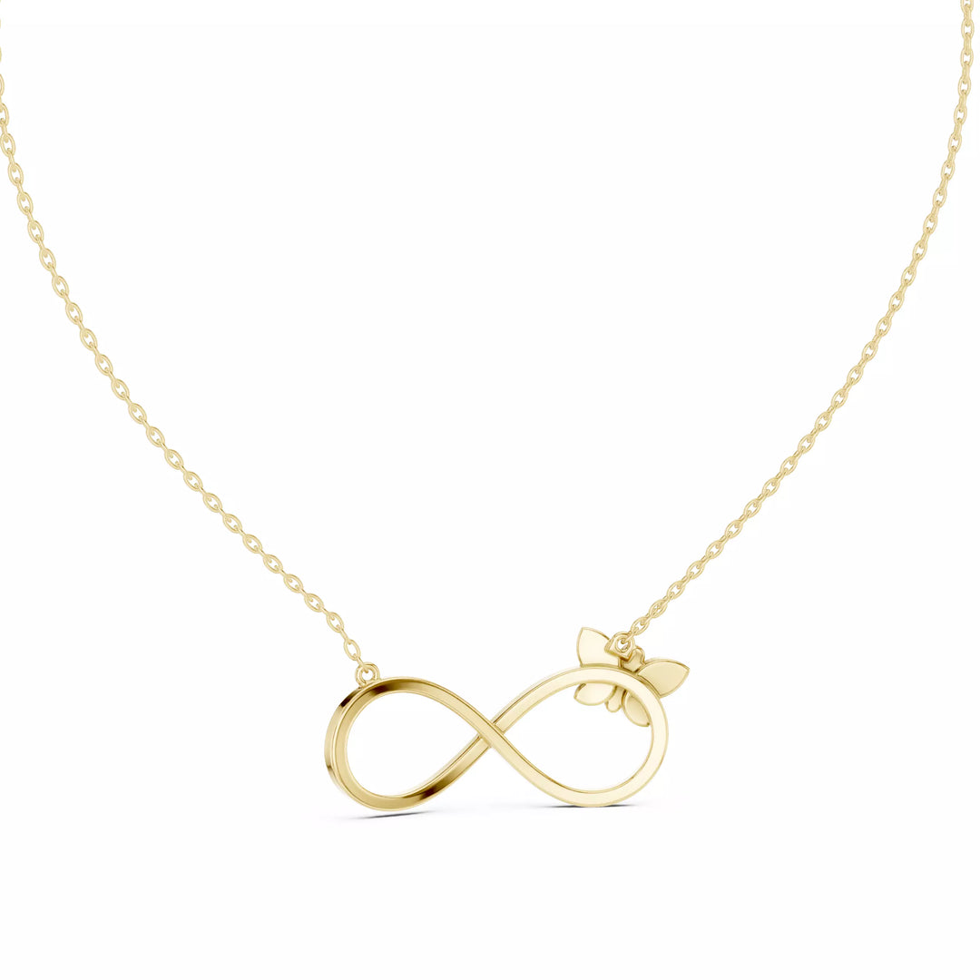 Колие с диаманти Infinity Liberata