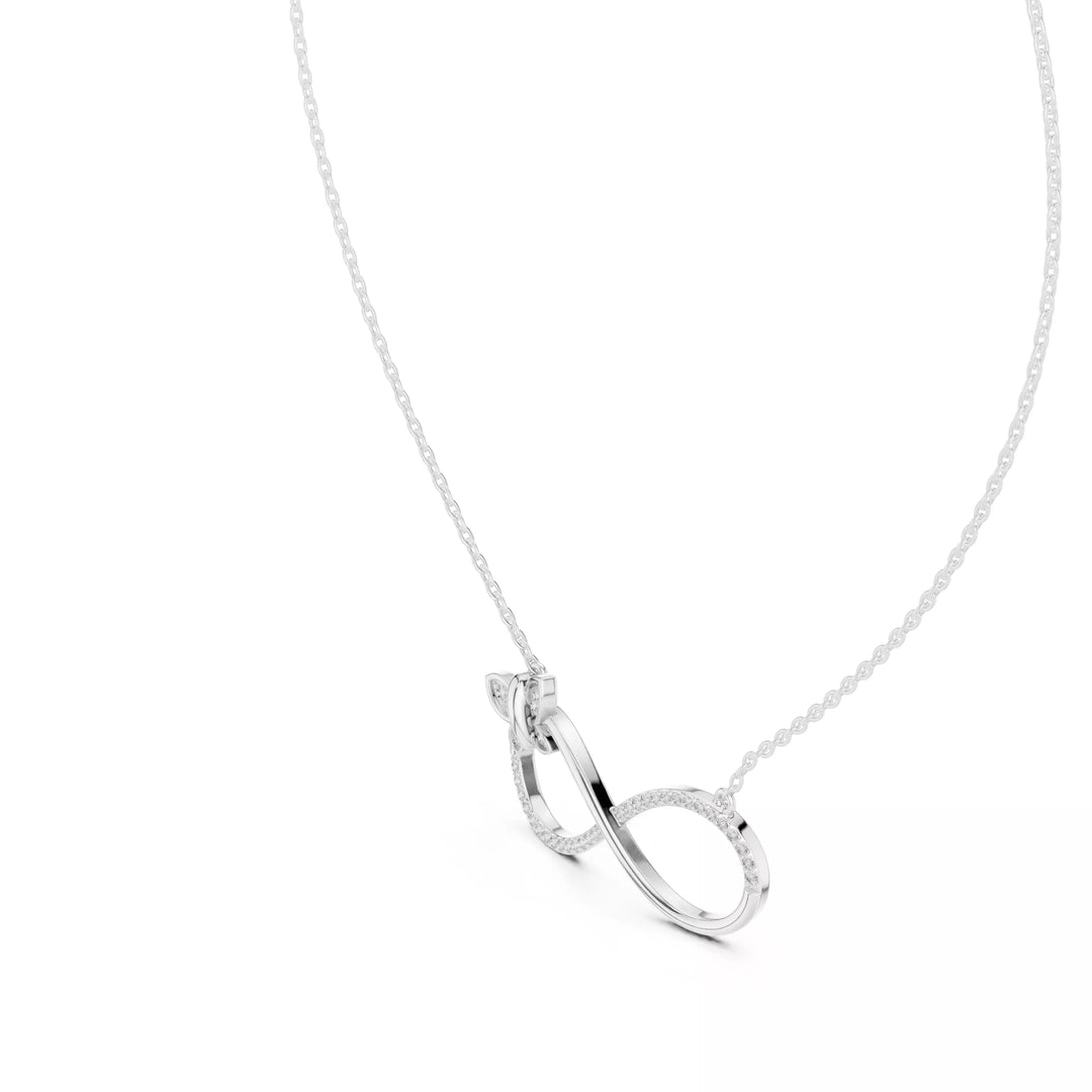 Колие с диаманти Infinity Liberata