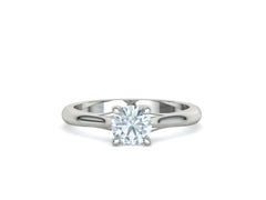 Liora – годежен пръстен с диамант 0.75 ct в 14К бяло злато