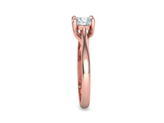 Liora – годежен пръстен с диамант 0.75 ct в 14К розово злато