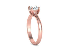 Liora – годежен пръстен с диамант 0.75 ct в 14К розово злато