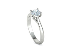 Liora – годежен пръстен с диамант 0.75 ct в 14К бяло злато