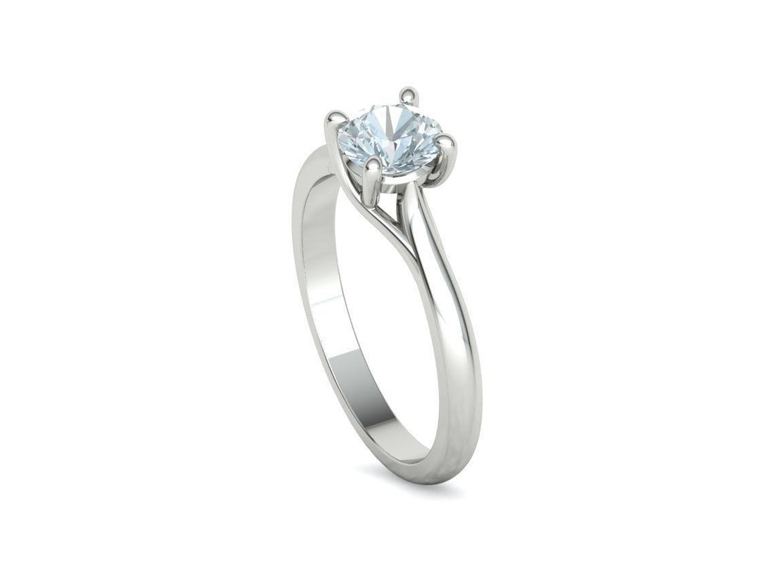 Liora – годежен пръстен с диамант 0.75 ct в 14К бяло злато