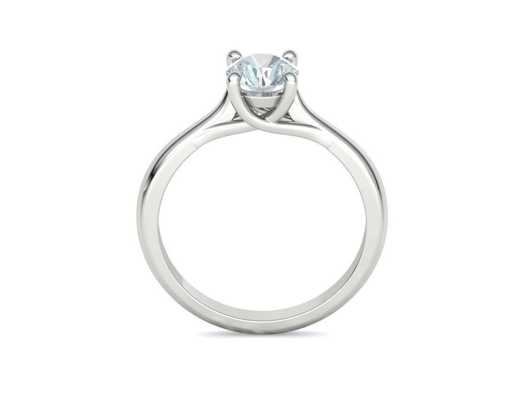 Liora – годежен пръстен с диамант 0.75 ct в 14К бяло злато