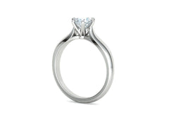 Lumina – годежен пръстен с диамант 0.80 ct в 14К бяло злато