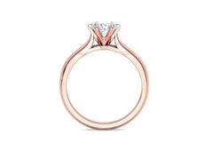 Lumina – годежен пръстен с диамант 0.80 ct в 14К розово злато