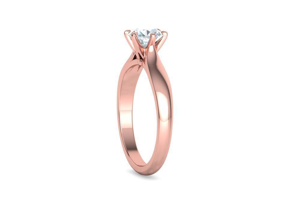 Lumina – годежен пръстен с диамант 0.80 ct в 14К розово злато