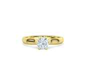 Lumina – годежен пръстен с диамант 0.80 ct в 14К жълто злато