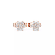 Lunea – обеци с диаманти от 14К розово злато