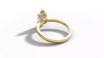 Заредете изображението в галерията: Mariva – годежен пръстен с диамант marquise 1 ct в 14К жълто злато
