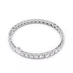 Заредете изображението в галерията: Valenza Grande – тенис гривна с диаманти 13.20 ct от 14К бяло злато
